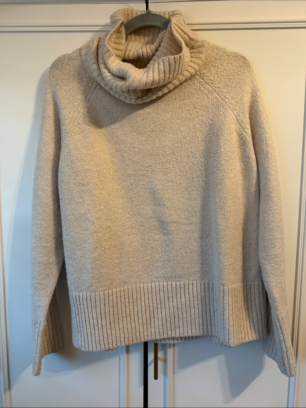 Lulu's Cream Cowl Neck Sweater
